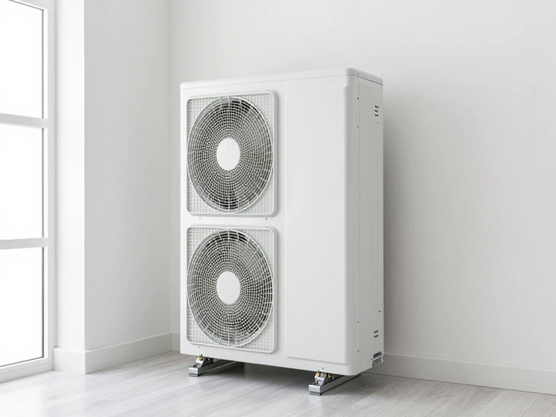 Installation d'un radiateur à inertie dans une pièce rénovée, câblage propre et discret.