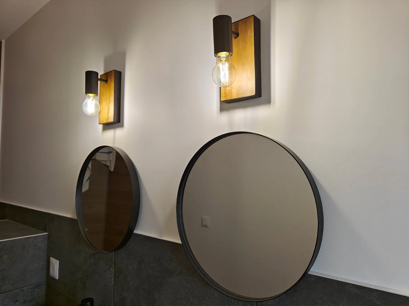 Appliques murales de salle de bain